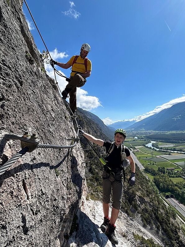 Gemeinschaftstour Klettersteig Geierwand