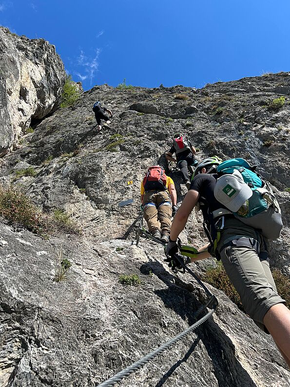Gemeinschaftstour Klettersteig Geierwand